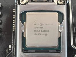 Intel Core i5-6600K CPU, 3.5 GHz