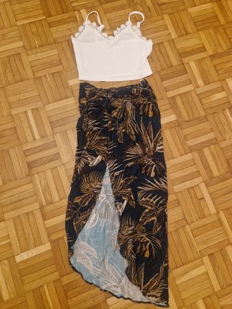 Sommer Outfit Set - Top & Rock Gr. XS