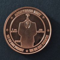 USA 1 Oz .999 Copper, We Do Not Forget