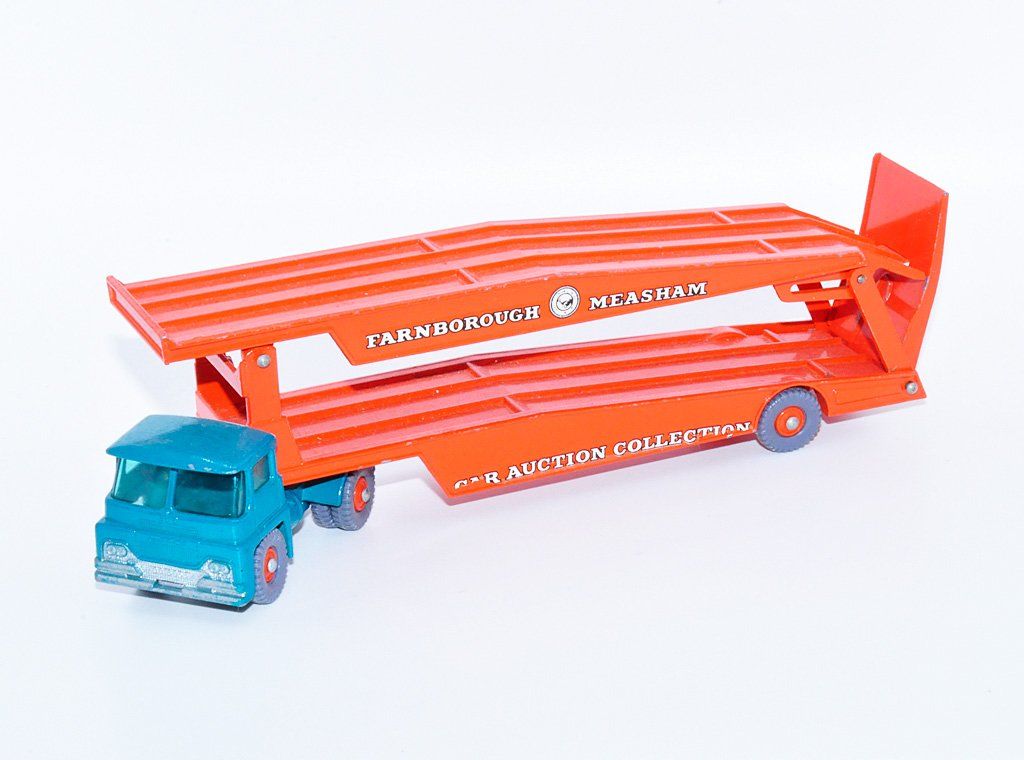 Matchbox Modellini d'auto: Matchbox Lesney Major Pack No.8 CAR TRANSPORTER – Usato da Zufikon venduto da MatchboxCorner