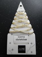 J-Line LED Lichterkette Gold Tannenbaum Neu originalverpackt