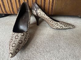 Pumps, braun, elegant, wie neu, 38