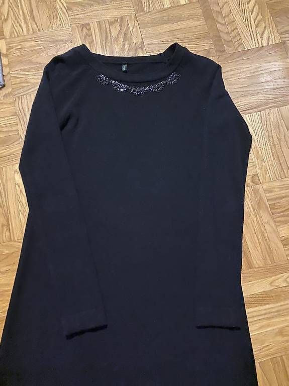 Benetton Vestiti: Benetton: Robe pull femme hiver noir taille S – Nuovo (secondo la descrizione) da Lausanne venduto da loi_8msc 2