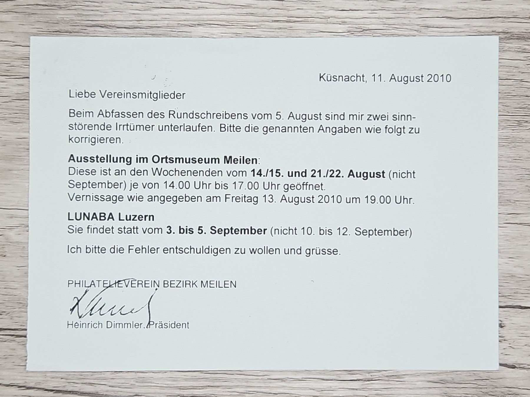 Alle Briefmarken: CL21 Carte Postale + Timbre Suisse 2010 – Gebraucht aus Cousset von Patrick_Collections 1