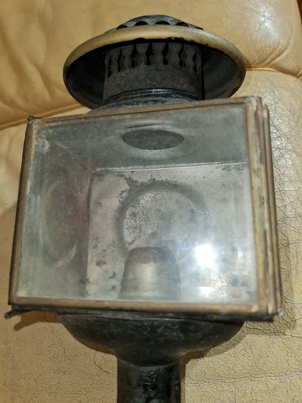 Lampade: Antike Kutschenlampe – Difettoso da Pfungen venduto da Fastback66 1