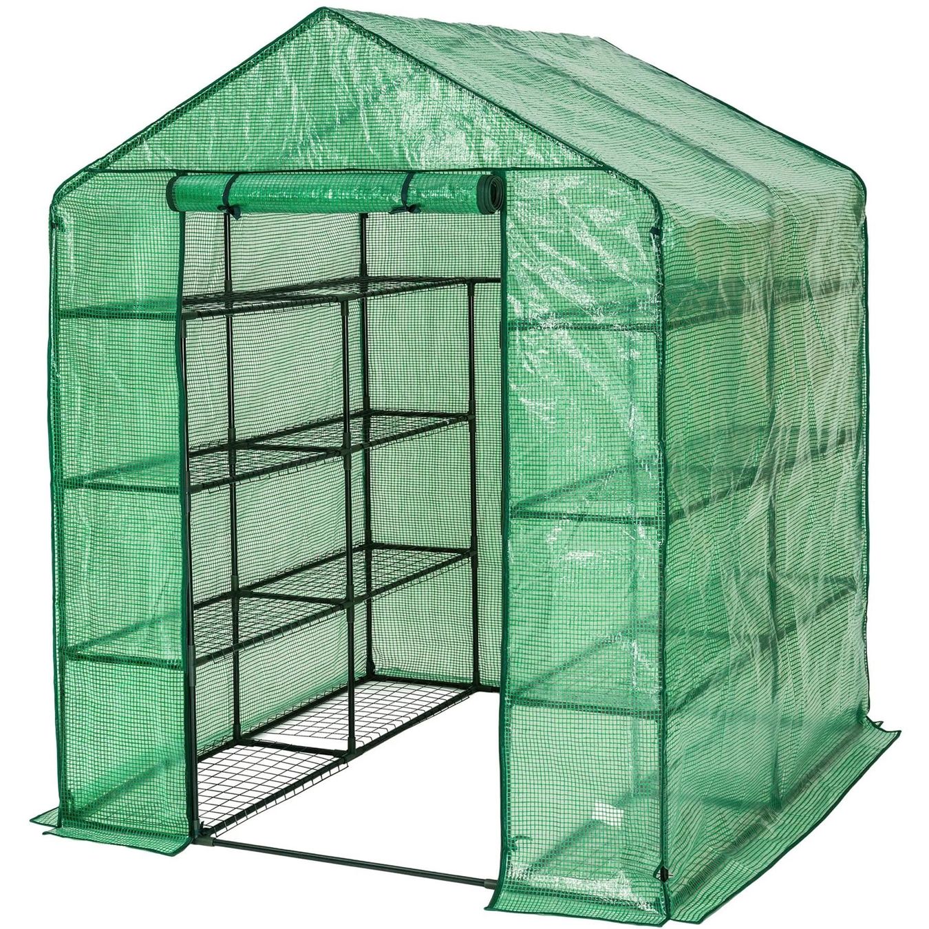 Gartenhäuser & Gewächshäuser: Foliengewächshaus 143x143x195cm – Neu und originalverpackt aus Winterthur von aredo