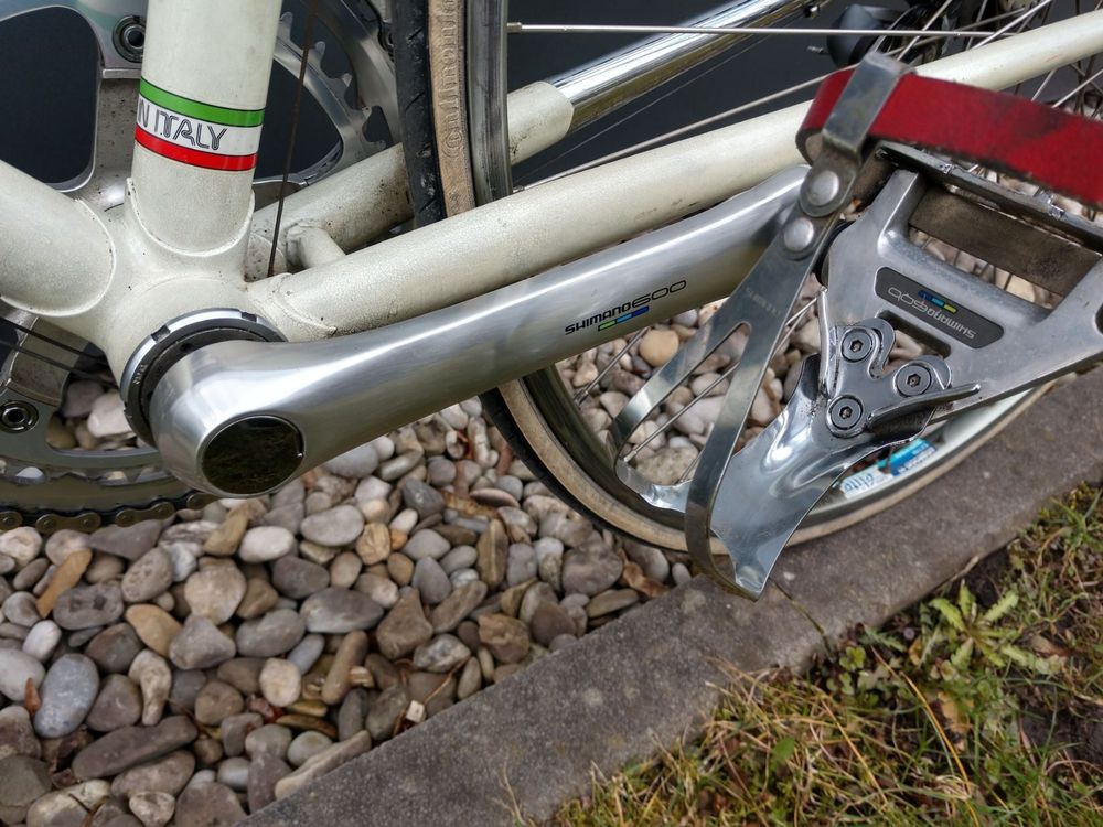 Bras De Manivelle Vintage Shimano 600 Tricolore, 170 Mm, 130 BCD – Années 80 – Pour Vélo De Route Trek 660 – Occasion