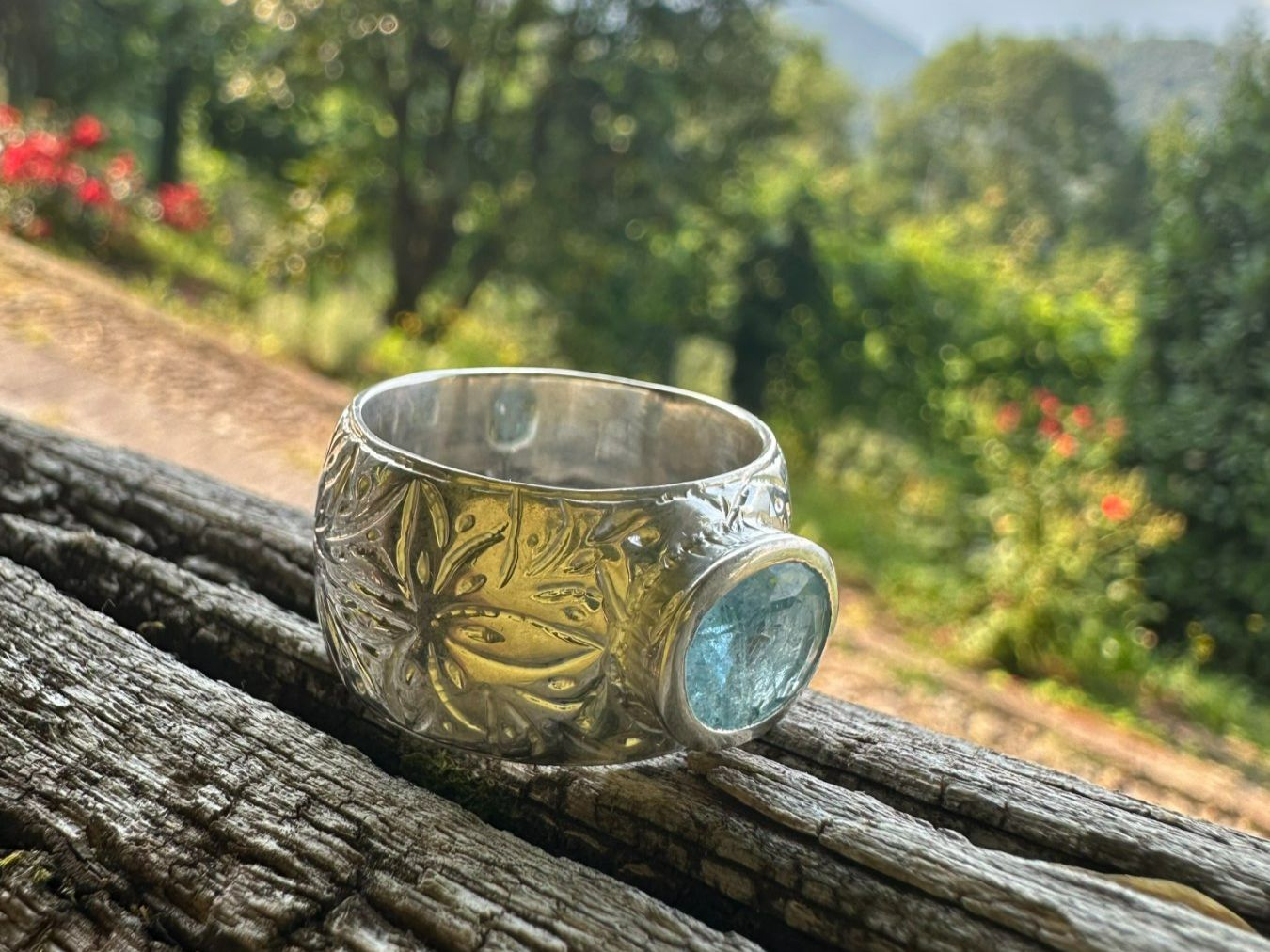Olga Ribler Anelli: Aquamarin Ring - Sterling Silber 925 - Grösse 56 – Nuovo (secondo la descrizione) da Luzern venduto da Schmuckoutlet 2