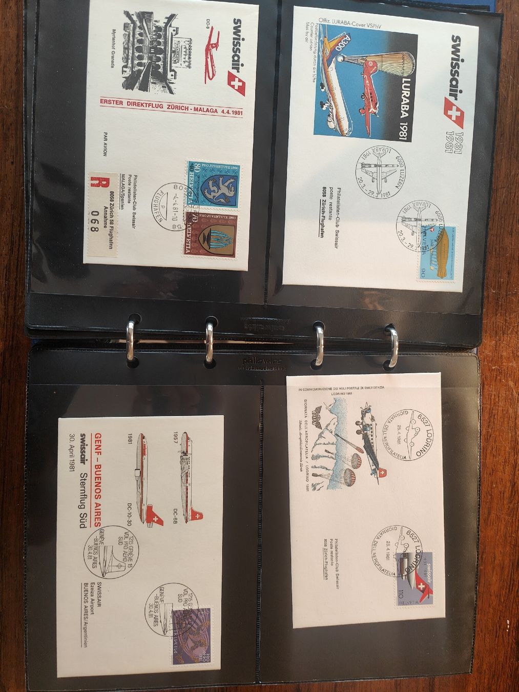 Alle Briefmarken: Swissair Erstflugbriefe original – Neu und originalverpackt aus Sachseln von Vultur70 3