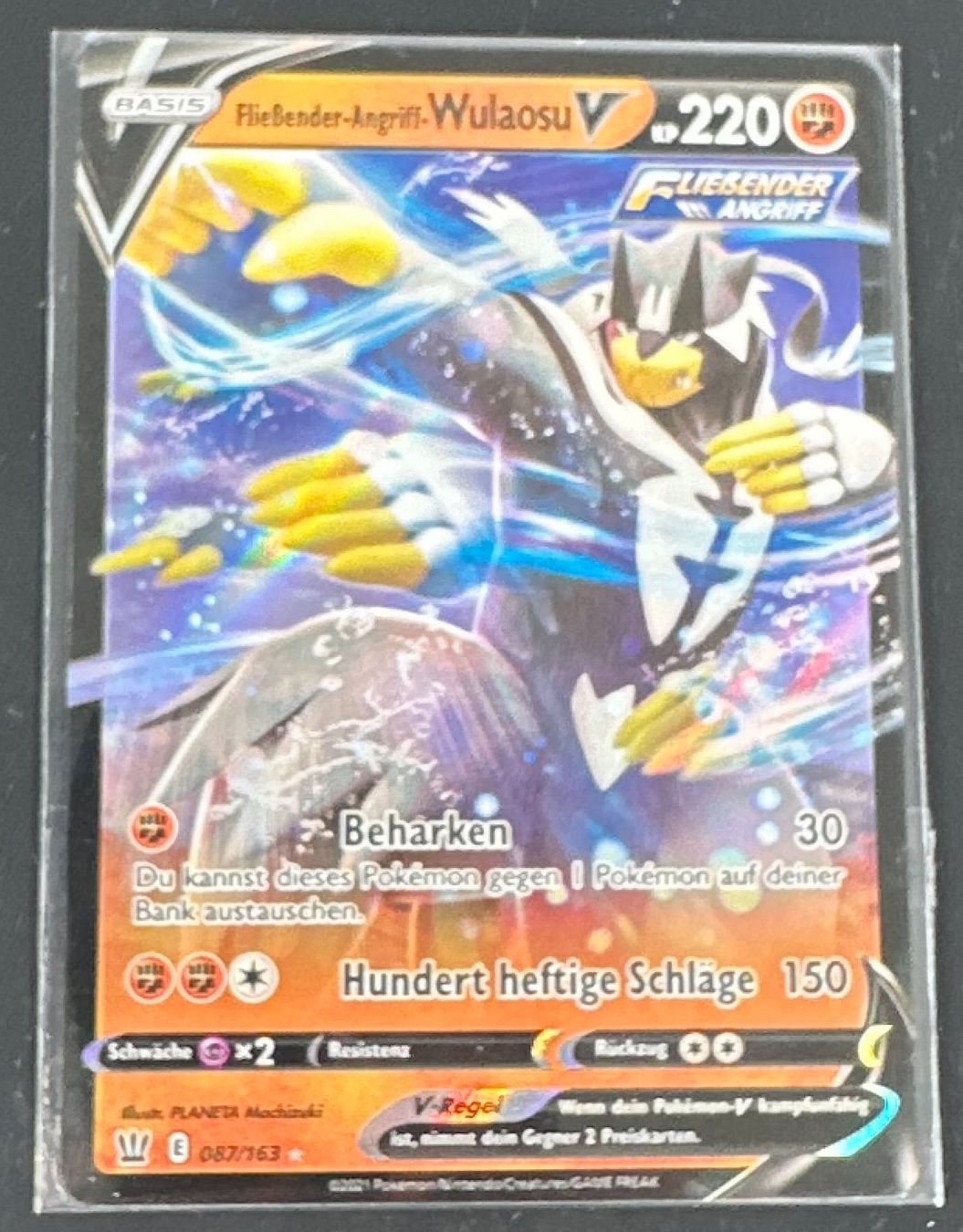 Pokémon Carte collezionabili: Wulaosu V 087/163 Deutsch Pokémon – Nuovo (secondo la descrizione) da Dübendorf venduto da TrimTrend 1