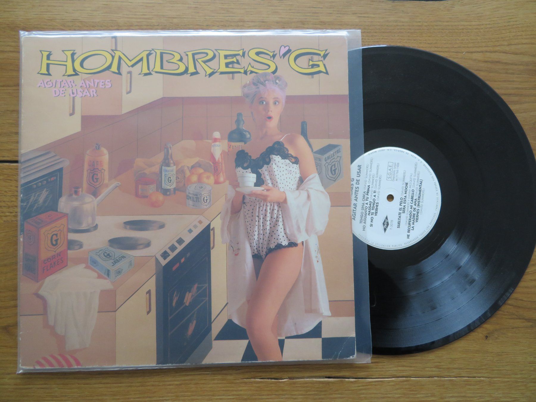 Dischi in vinile: HOMBRES G LP AGITAR ANTES DE USAR – Nuovo (secondo la descrizione) da Zürich venduto da max_cp5f