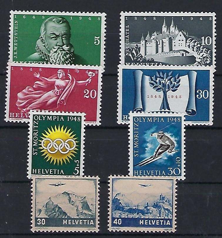 Tutti i francobolli: 1948 Werbemarken + Flugpost postfrisch **  15330 – Usato da Lunden venduto da Animus999