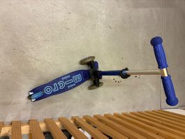 Micro Mini Scooter blau gebraucht in gutem Zustand