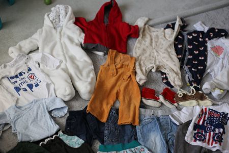 Babykleiderpaket Jungs 24-teilig Herbst/Winter, Gr. 62/68