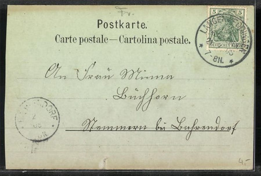 Cartoline postali: Montreux, carte clair de lune – Usato da Frauenfeld venduto da POML 1