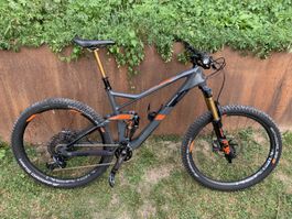 Cube Stereo 140 HPC TM 27.5“ grey‘n‘ orange 20“