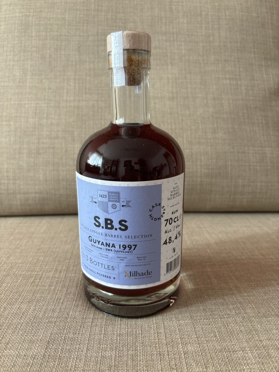 Bevande alcoliche: S.B.S 1423 Guyana (Skeldon) 1997 – Nuovo e nell'imballaggio originale da Thalwil venduto da Tannezapfe