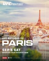 UFC Paris – 2 Tickets zu verkaufen ORGINAL PREIS