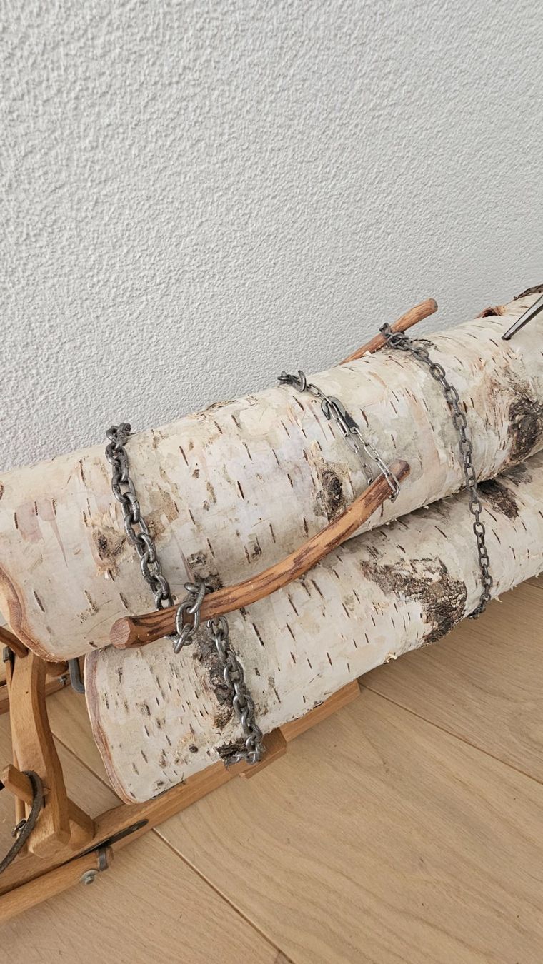 Schlitteln: Zugpferd mit Holzschlitten – Gebraucht aus Lostorf von herbst84 7