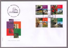 2006_B292-95_Histor. GÄRTEN+PARKANLAGEN_FDC Castasegna !