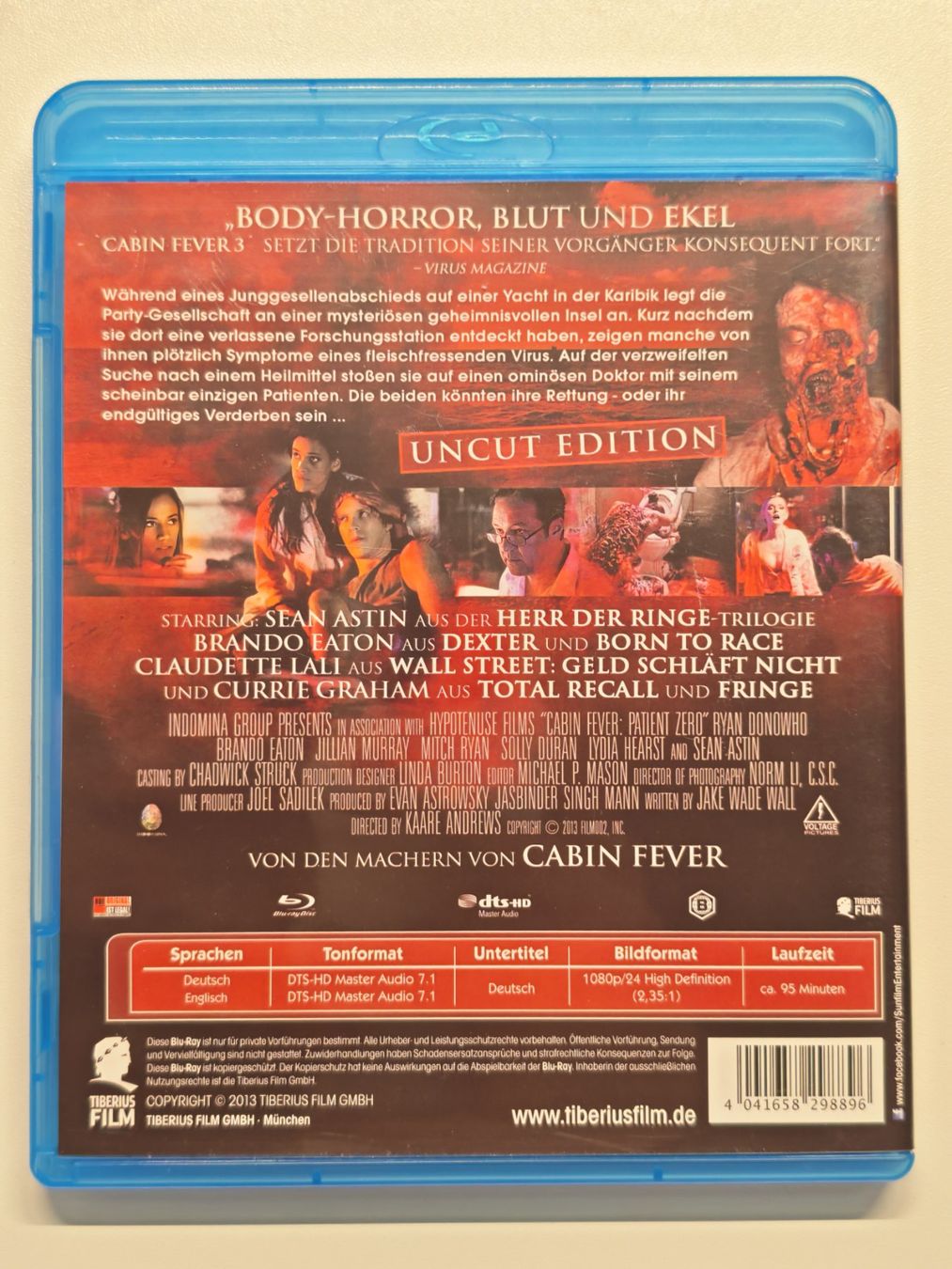 Tutti i DVDs: Cabin Fever 3 - Patient Zero - Uncut – Usato da Liestal venduto da Kratzilla 2