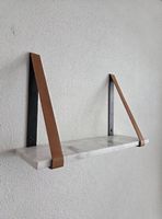 Design Wandregal Marmor Weiss & Metall (Zuiver), Scandi