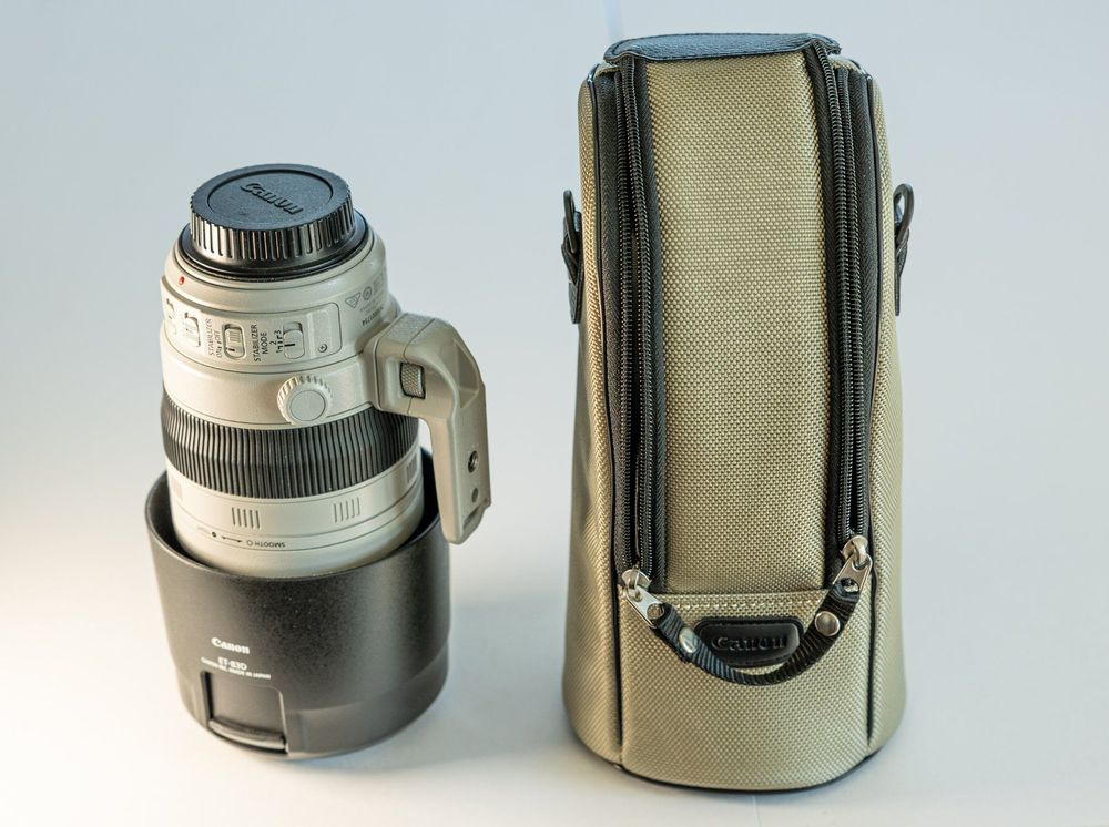 Easycover Custodia Neoprene Marrone Camo Per Obiettivo Canon 100-400mm F4.5-5.6L IS II USM V2 - Foto 12