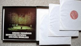 Wagner Sawallisch Tannhäuser 3 LP GEWASCHEN Live 1962 TOP