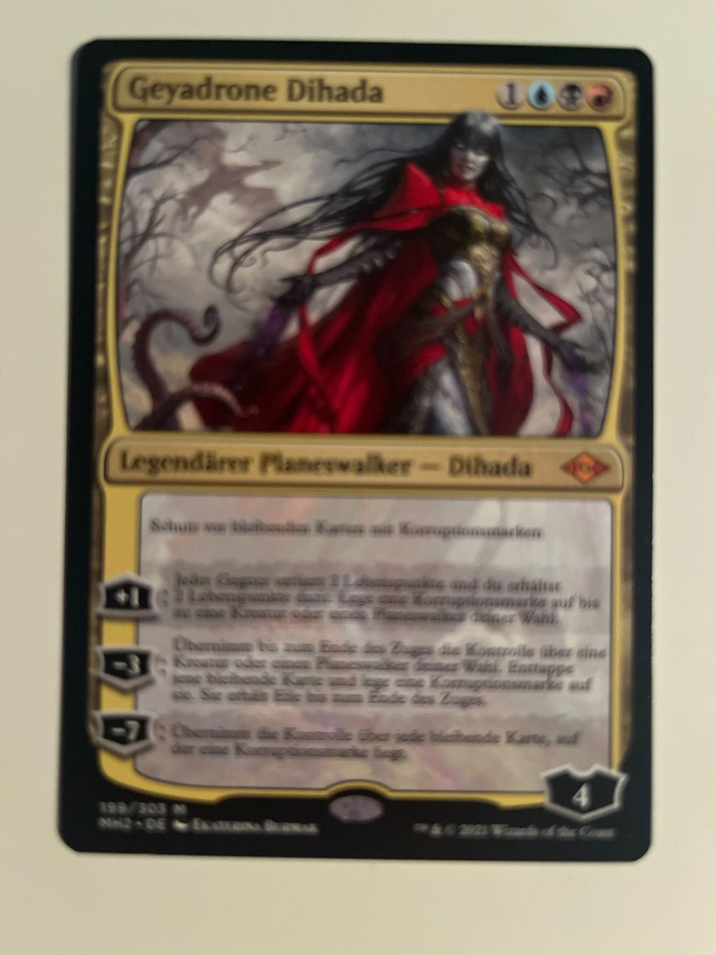 Magic The Gathering Sammelbilder & Trading cards: 1 x Geyadrone Dihada - Magic: The Gathering - MtG – Gebraucht aus Kriens von Shadi1980