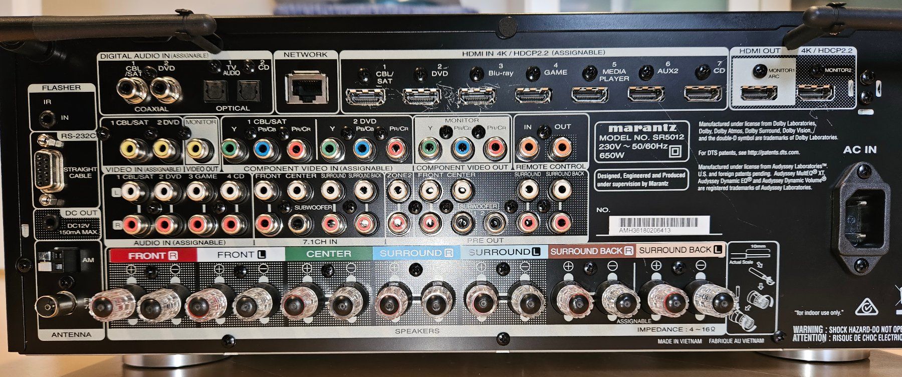 Marantz Heimkino: MARANTZ AV Receiver SR5012 – Gebraucht aus Wetzikon ZH von  2