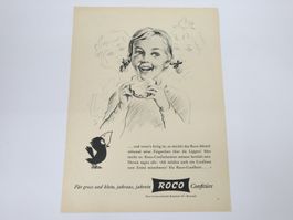 Orig. Werbung 1949, Roco Confitüre, Campari Waterman