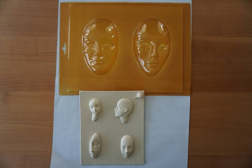 Kit bricolage: 2 Gipsformen für Masken – Usato da Wohlen AG venduto da modellbahner-ch