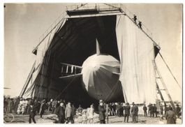 Fotografie Zeppelin - Luftschiff in eine