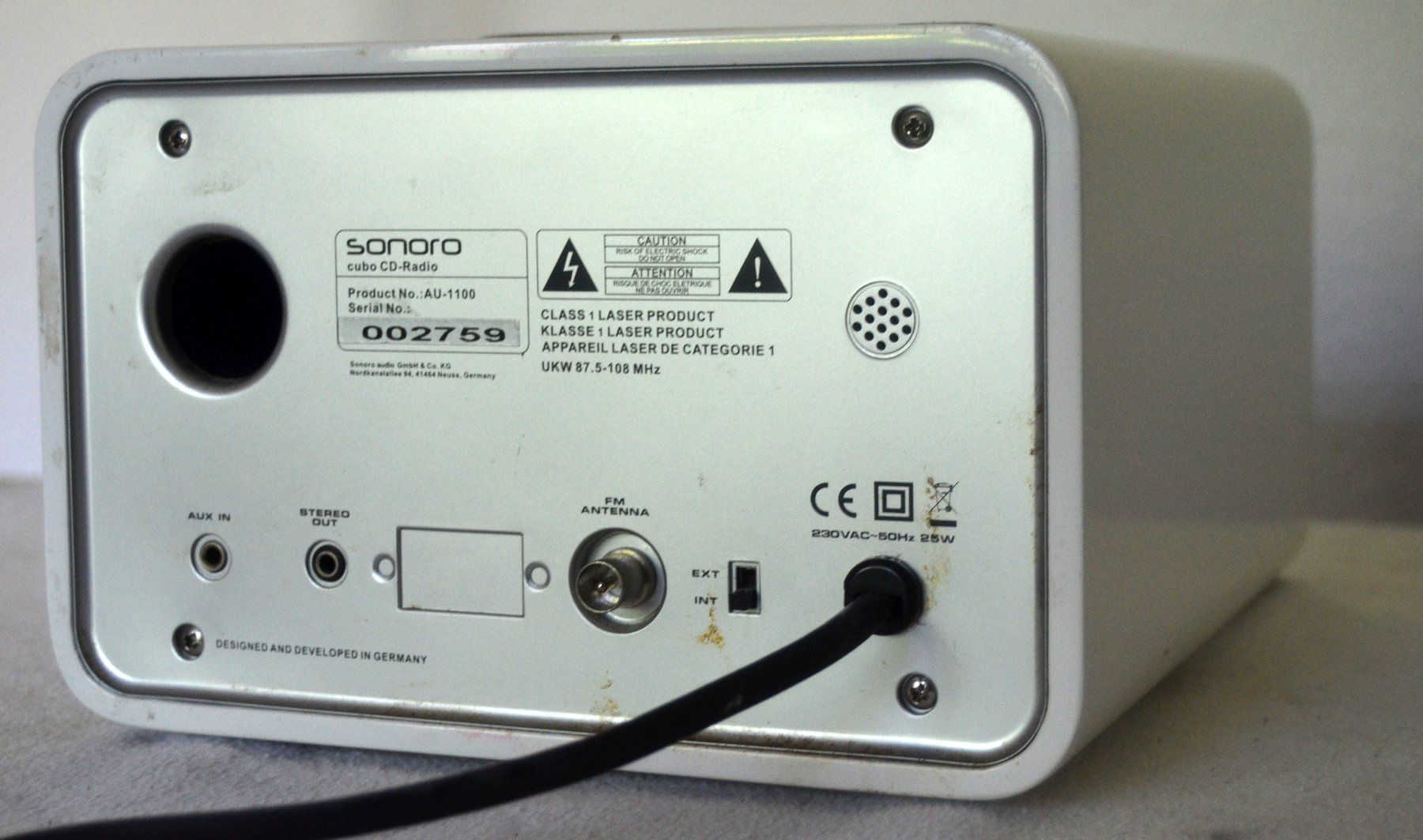 Sonoro Lettore multimediale & Streamer: Sonoro CUBO CD Radio AU 1100 – Usato da Collonges venduto da arashee 3