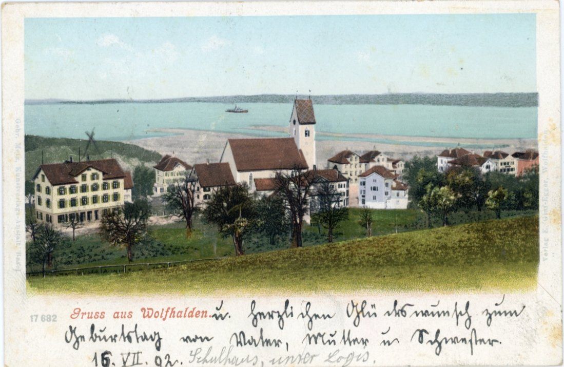 Cartoline postali: Wolfhalden   AR       um 1902 – Usato da Brig venduto da Valcards54