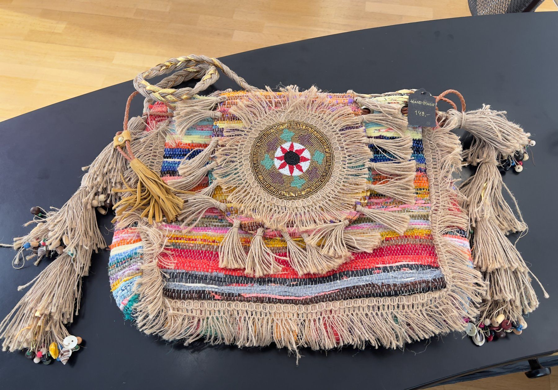 Borse da donna: Super lässige Boho Tasche - Handmade – Nuovo e nell'imballaggio originale da Zürich venduto da Naebeli 1