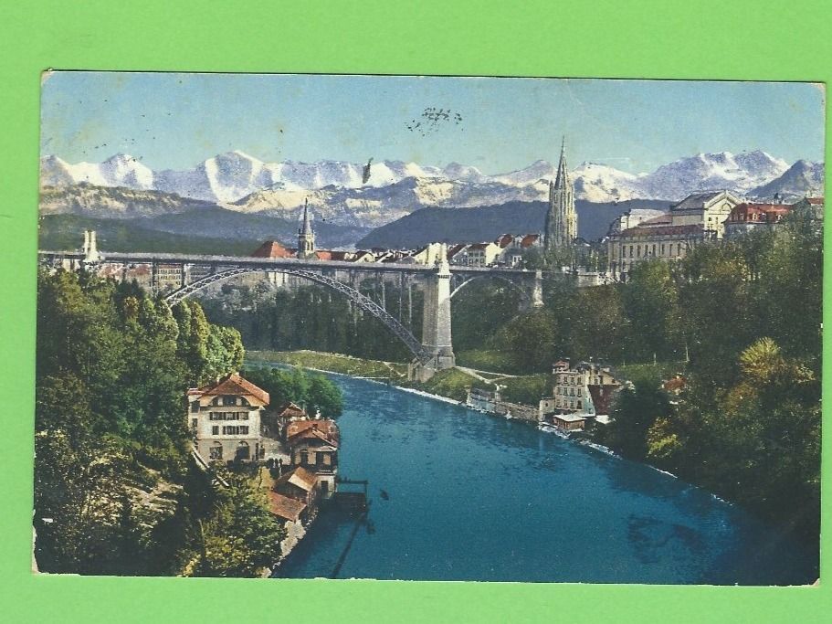Ansichtskarten: Bern und die Alpen – Gebraucht aus Zürich von t24_de