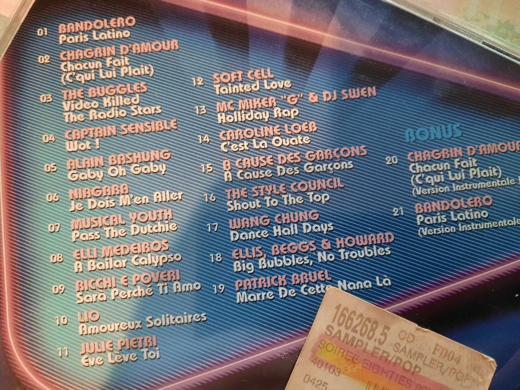 CD: Cd Soirées eighties – Usato da Pully venduto da bro_n52j 2