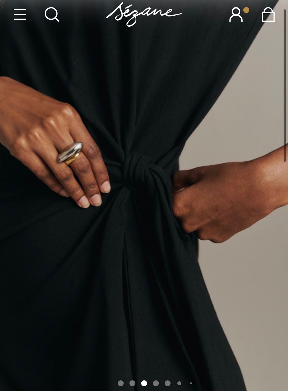 Sezane Robes: Sézane Pippa Kleid Schwarz Gr M – D'occasion à Zürich par Swisspa 3