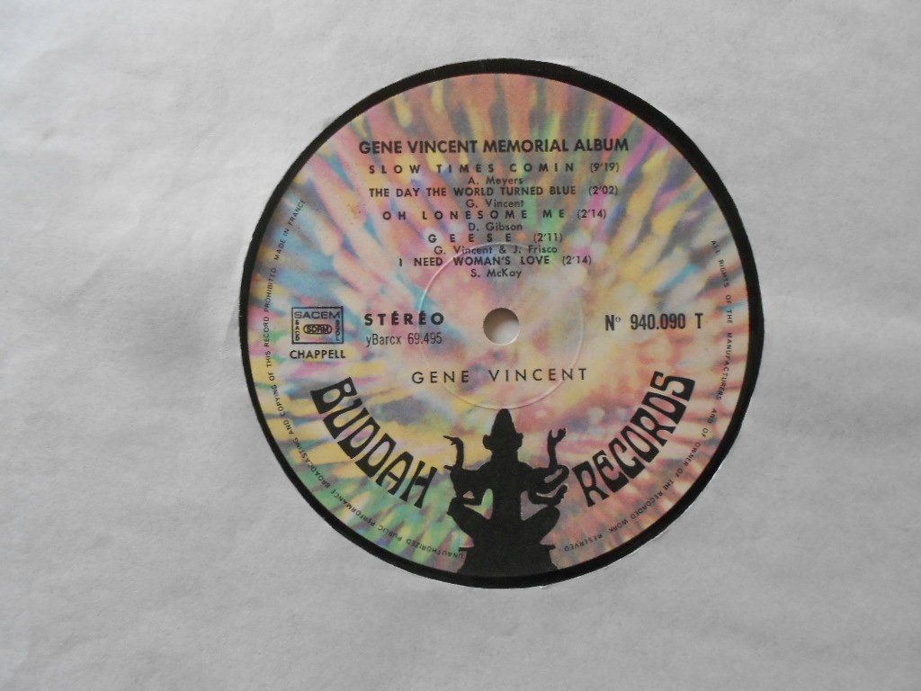 Schallplatten: GENE VINCENT  -  MEMORIAL ALBUM – Gebraucht aus Bex von Giorgiob 2