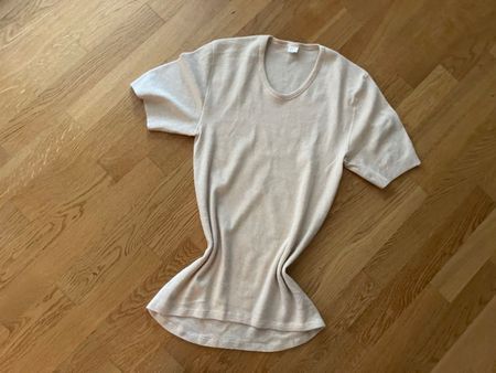 Pullover/Weiches Kaschmir T-Shirt Gr. XL von Katimoli beige