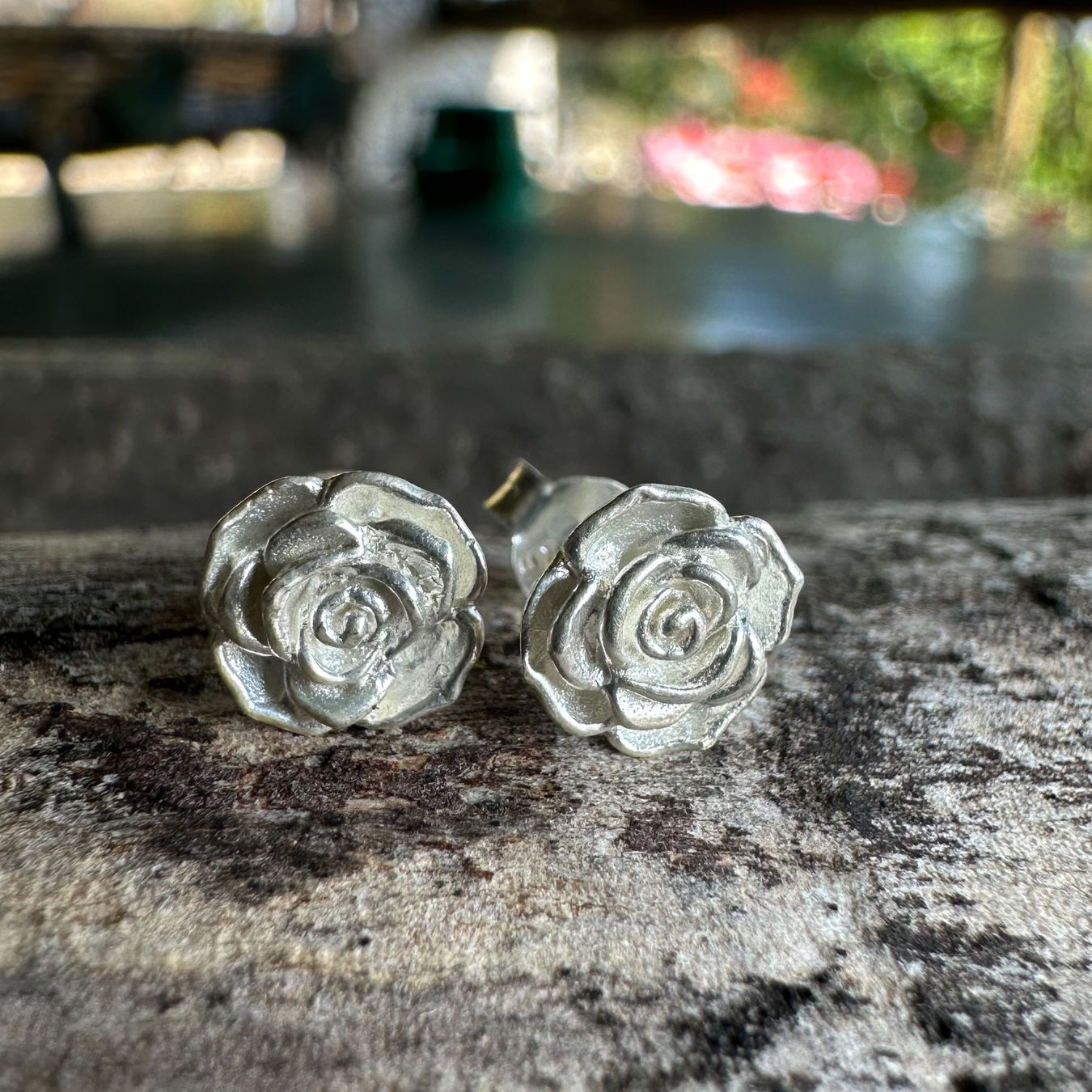 Olga Ribler Ohrringe & -stecker: Rosen Ohrstecker Sterling Silber 925 – Neu (gemäss Beschreibung) aus Basel von