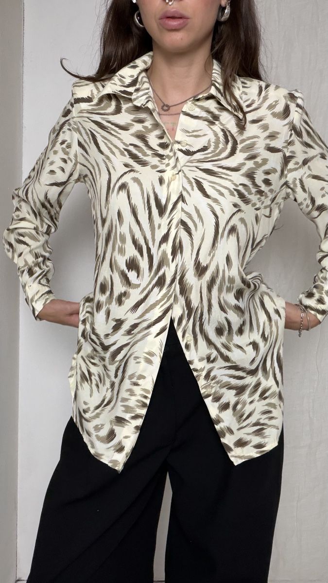 Blusen: Biaggini Blouse Printed Size 38 leopard – Gebraucht aus Knonau von Grapesvintage 3