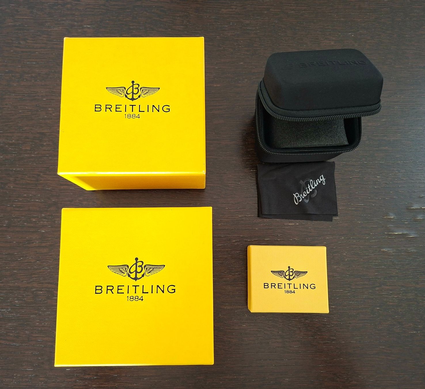 Scatole porta orologi: Original Breitling Schachteln / Case Box/Servicebox – Usato da Luzern venduto da Absinth