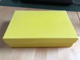 STEWO Boîte en carton jaune gelb Aufbewahrungsbox Yellow box