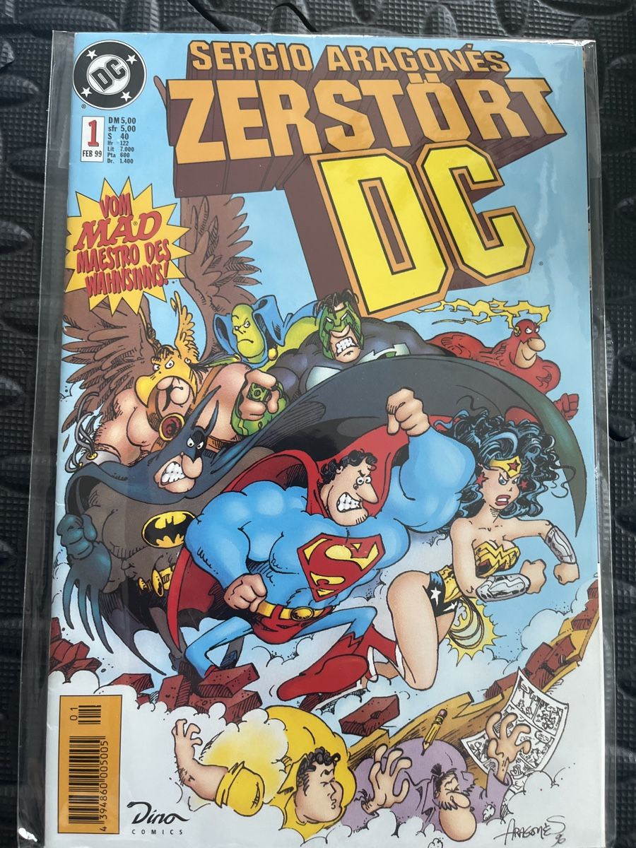 Fumetti: Sergio Aragonės zerstört DC Comic – Usato da Densbüren venduto da lana79