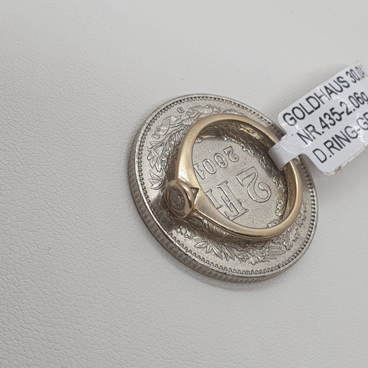 Anelli: Echt 18K Gold - Diamant Ring – Usato da Luzern venduto da Luzern-Goldhaus 3
