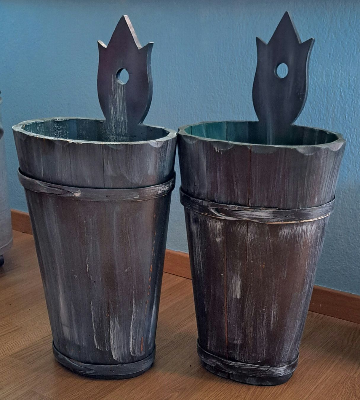Articoli in legno: Schirmstender ( Butterfass ) – Nuovo (secondo la descrizione) da Fahrweid venduto da Fischwasser6 2