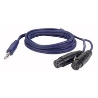 FL37 - 2 bal. XLR/F 3 p. to Jack stereo 1,5 m
