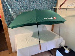 Regenschirm Swissair Golf Traveler grün gebraucht